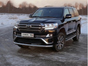 Защита переднего бампера 76 мм для Toyota Land Cruiser 200 Executive № TOYLC200EX16-10