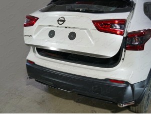 Накладка на заднюю дверь шлифованный лист для Nissan Qashqai № NISQASH19-10