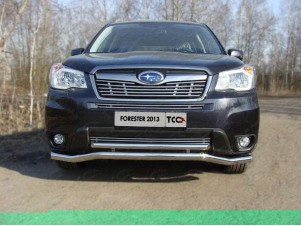 Накладка решётки радиатора нижняя 12 мм для Subaru Forester SJ № SUBFOR13-22