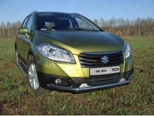Накладка решётки радиатора 12 мм для Suzuki SX4 New № SUZSX414-04