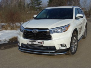 Накладка решётки радиатора 16 мм для Toyota Highlander № TOYHIGHL14-04