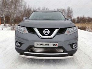 Накладка решётки радиатора нижняя 16 мм для Nissan X-Trail № NISXTR15-08