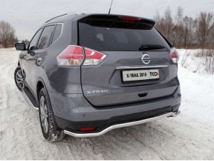 Защита заднего бампера 42 мм для Nissan X-Trail № NISXTR15-20