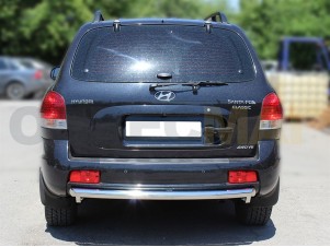 Защита заднего бампера 60 мм для Hyundai Santa Fe Classic № HS_6
