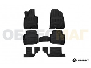Коврики 3D в салон Element полиуретан 6 штук на Mazda CX-9 № ELEMENT3D3331210k