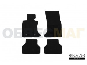Коврики в салон Klever Econom 4 штуки на седан с АКПП для BMW 5 Е60 № KLEVER01050901200k