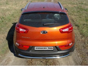 Защита заднего бампера центральная 60 мм для Kia Sportage № KIASPORT10-05