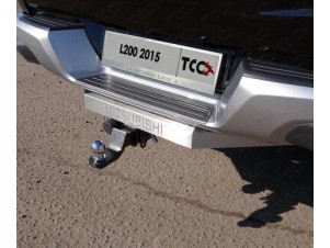 ТСУ Фаркоп ТСС усиленный с надписью Mitsubishi, шар E нержавеющий для Mitsubishi L200 № TCU00113N